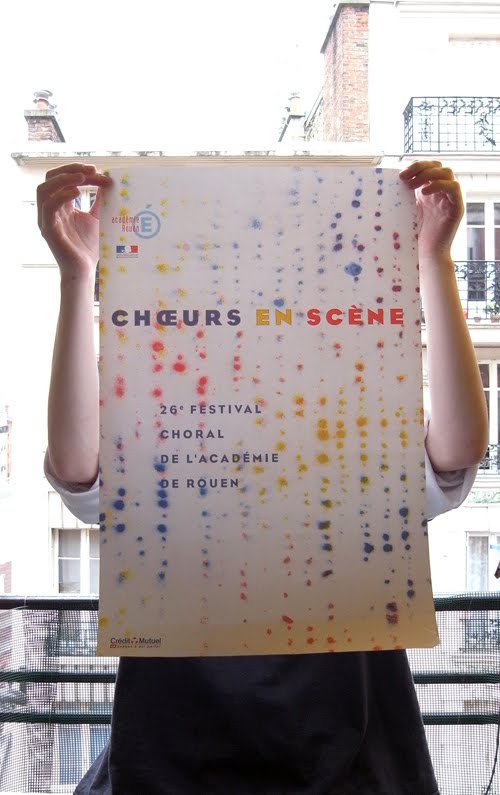 Affiche du festival «Chœurs en scène»