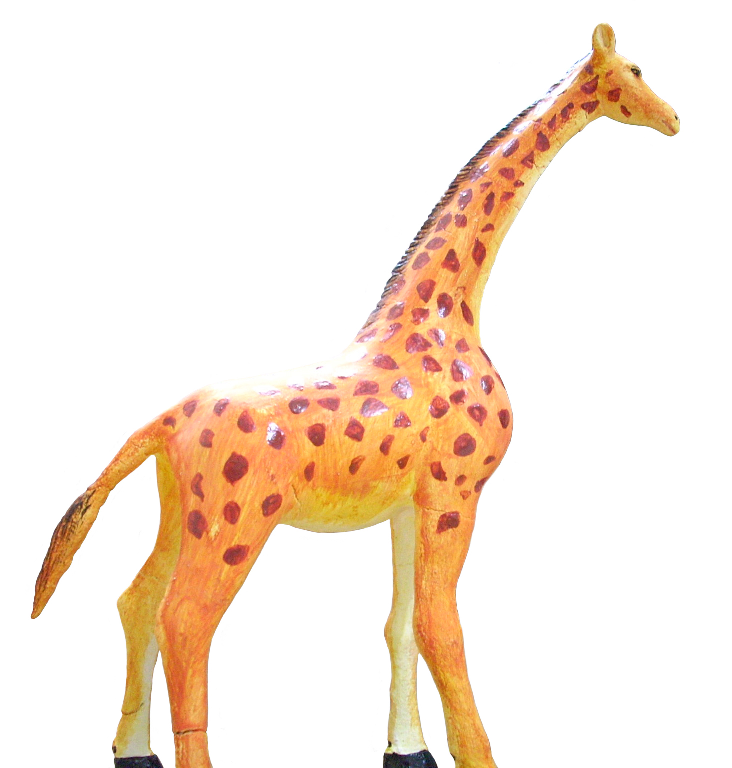 giraffe clay figure