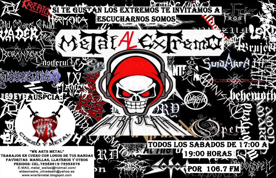 METAL ARTS PROGRAMA DE METAL EN RADIO PRESENTADO POR "WR ARTS METAL"