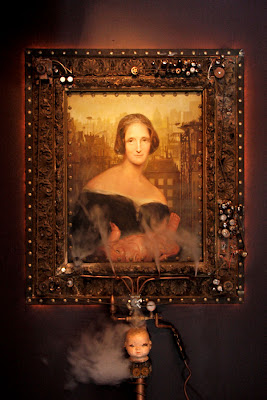 Mary Shelley as Steampunk Shelley