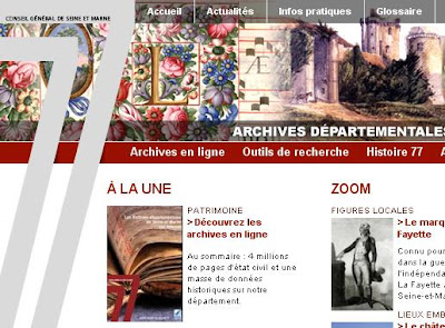 Archives de Seine-et-Marne 77 en ligne