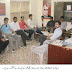 Chairman JKSLF Raja Ghulam Mujtaba meeting a group of students.
