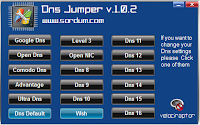 DNS Percepat internet dengan DNS Jumper