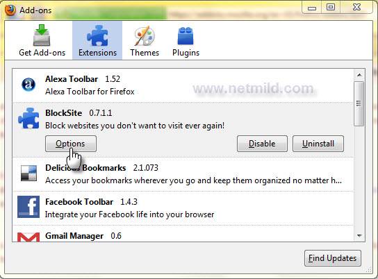 Cara Block Situs Dengan Browser Mozilla Firefox