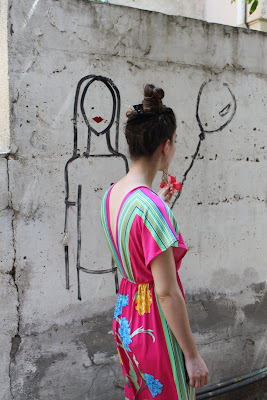 Street Art - Paint of a Woman