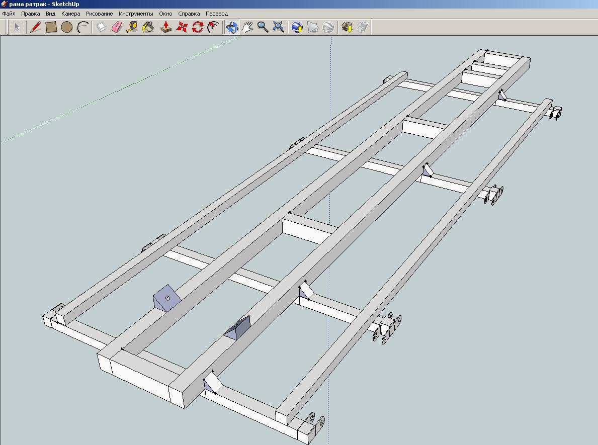балка тележки шасси титановая. расчетная длина в плоскости и из плоскости. продольная рама. каркас промышленного здания двухпролетное. 00.