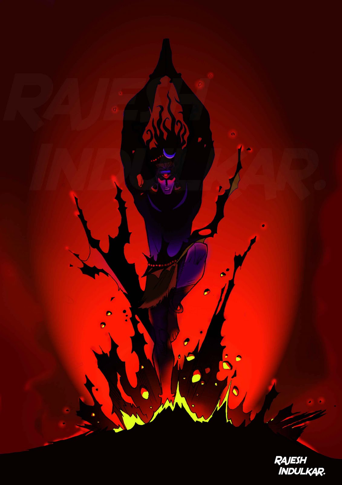 RAJESH M INDULKAR Shiva s Rudra Avatar rajesh-m-indulkar-shiva-s-rudra-avatar