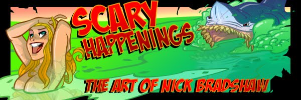 Scary Happenings - The Art of Nick Bradshaw