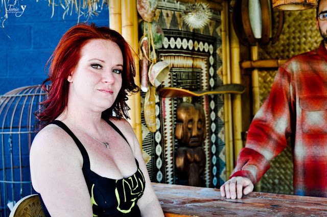 christmas couple card portrait