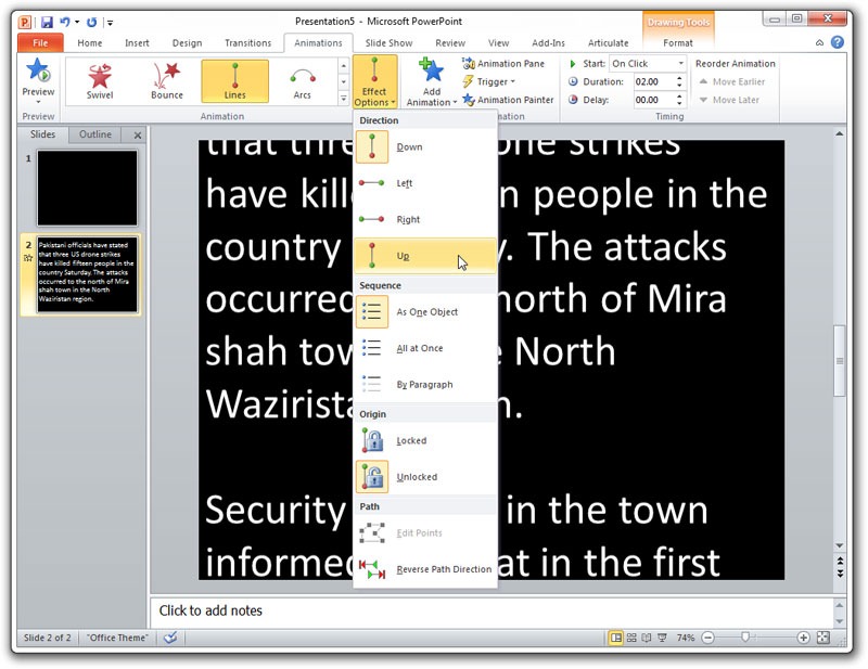 teleprompter powerpoint presentation