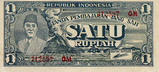 uang pecahan rp, 1 tahun 1945