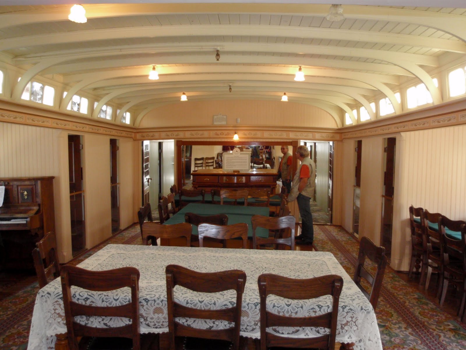 Dining room on the SS Moyie
