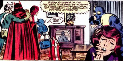 As usual, Hank Pym emotionally supports his wife Janet