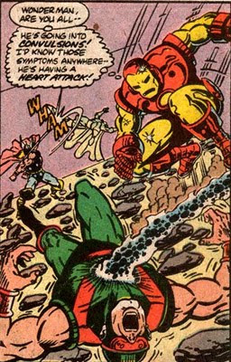 Heart attack? Tony Stark is the master of understatement