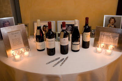 Cafferata Wedding Wine Bottle Guest Book While We Are On The Topic Of Guest Books I Love How This Wedding Setup Their Table Banner Would Be An Easy Diy Project