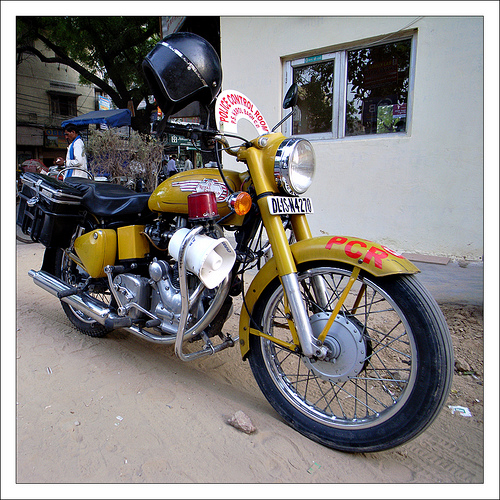 royal enfield police bike