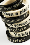 Cyberlyly monochrome script bangles just arrived !