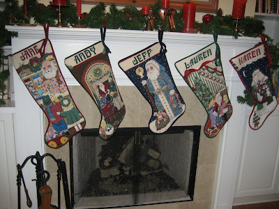 needlepoint christmas stockings, needlepoint christmas stocking, christmas needlework