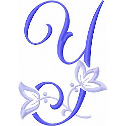 flor lis alfabeto flores letras bordado bordar bonitas bordada abecedario azul facilisimo embroidery dibujar mano oh dibujos alphabet alfabetos letra