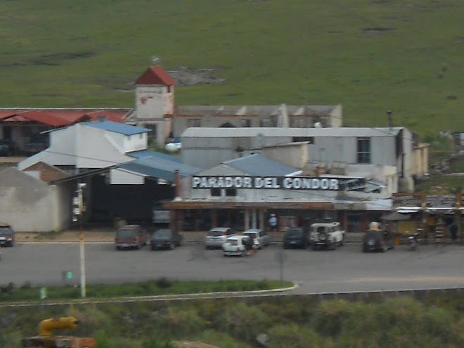 Parador El Cóndor, visto desde el hotel abandonado