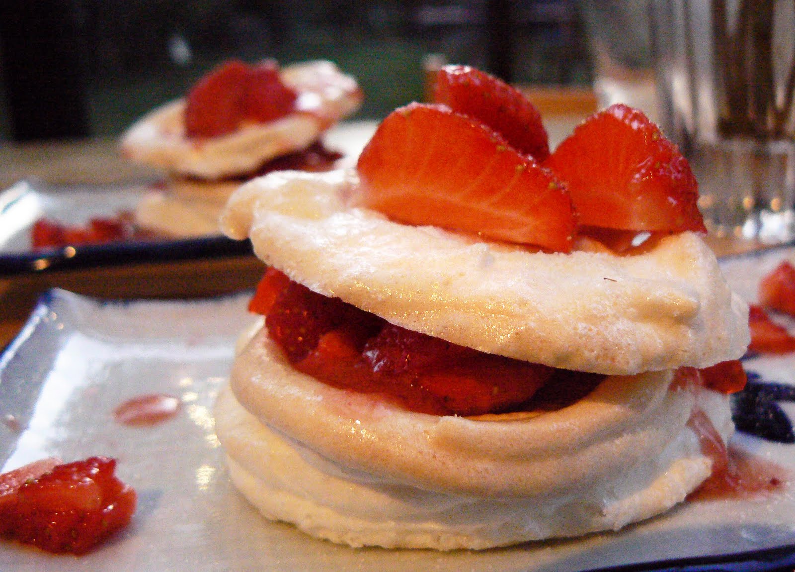 Lou Loves Food ! Strawberry Meringue Stack