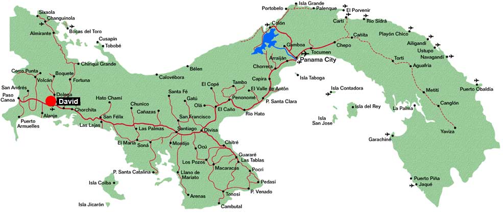 Map of Village Project in David