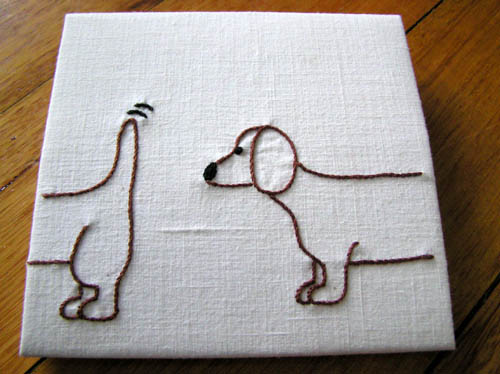 Sewing pattern: The draught excluding sausage dog returns - by