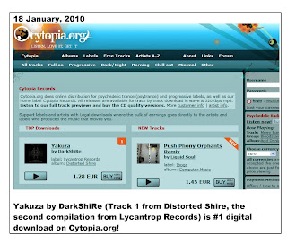 Lycantrop Records Distorted Shire darkpsy compilation