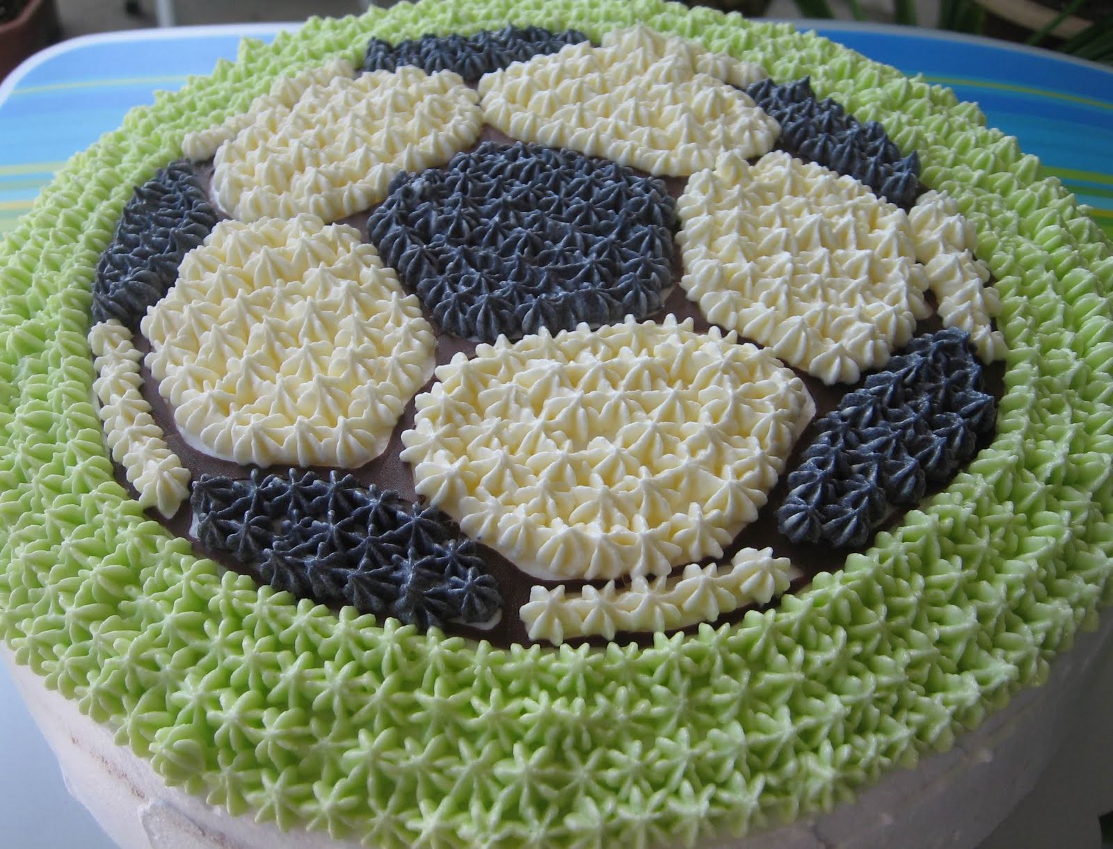 cakecakejelly: 3D 立體足球蛋糕