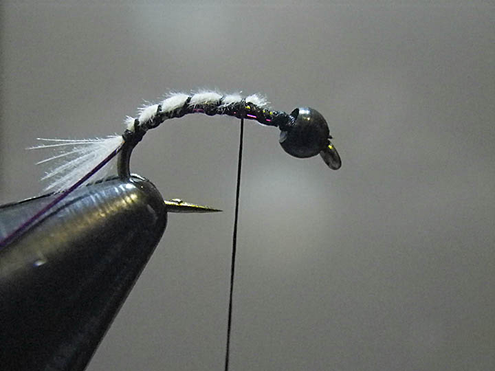 Fly and Fin: Caddis Larva based on Bugs of the Underworld - Ice Pink Larva