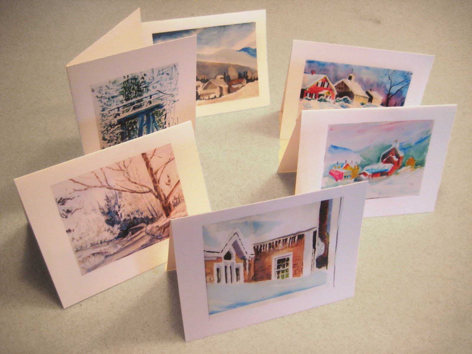 Paintings and cards December 2010