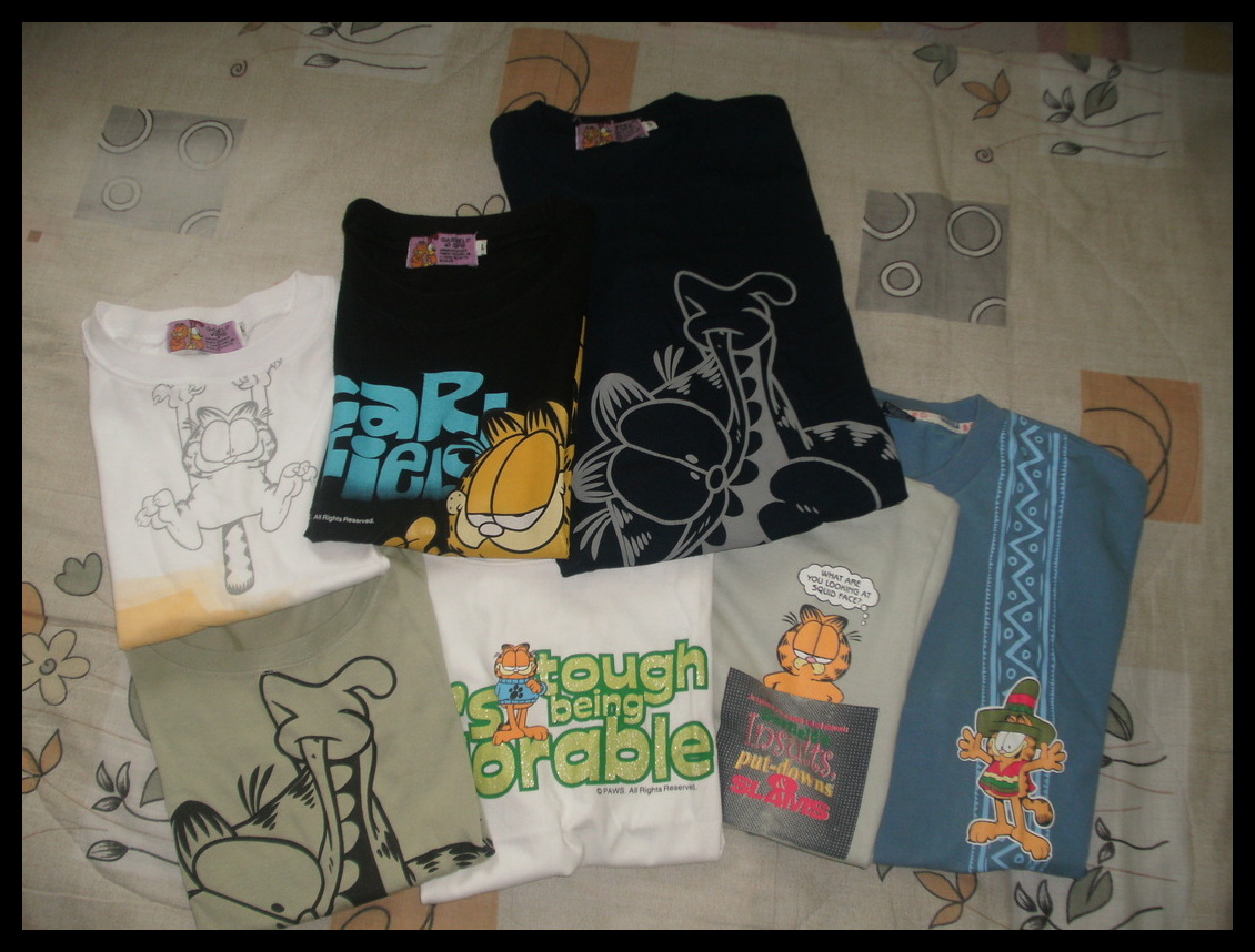 A Thousand Words in a Picture: Garfield Shirts