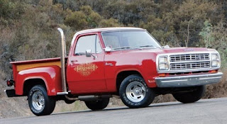 car truck 1978 Dodge Little Red Express Truck