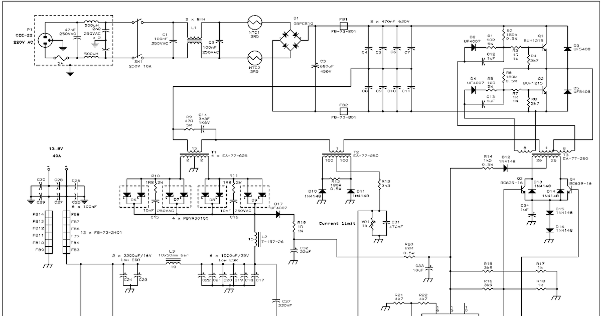 Схема блока питания ps2 Preview of SONY PLAYSTATION-PS-2-GENERIC-POWER-SUPPLY Power, Power supply, Circu
