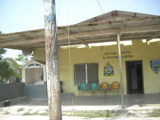 municipal building, El Porvenir, Honduras
