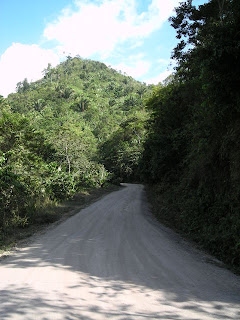 Road along the Cangrejal River, Honduras