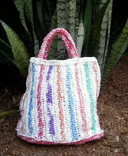 Sherbet stripes plastic bag, La Ceiba, Honduras