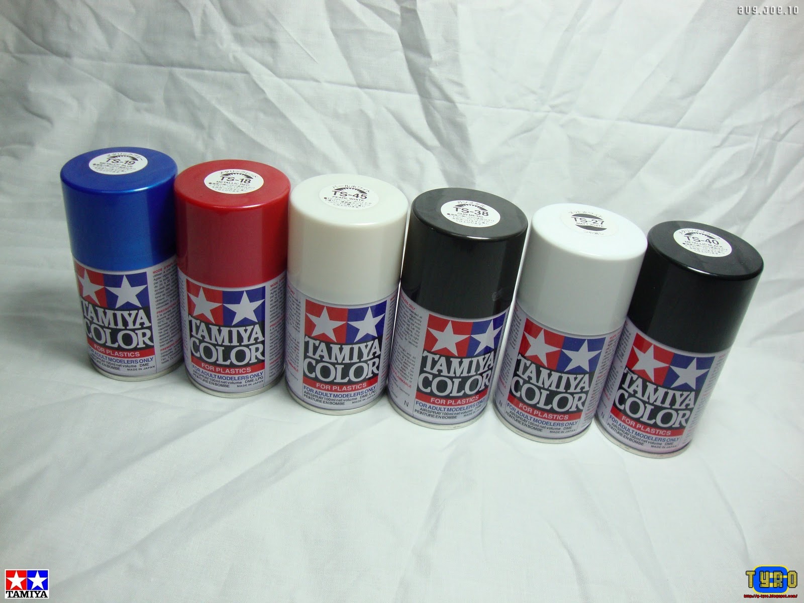 GunplaTyro Tamiya Spray Paints, Masking Tapes