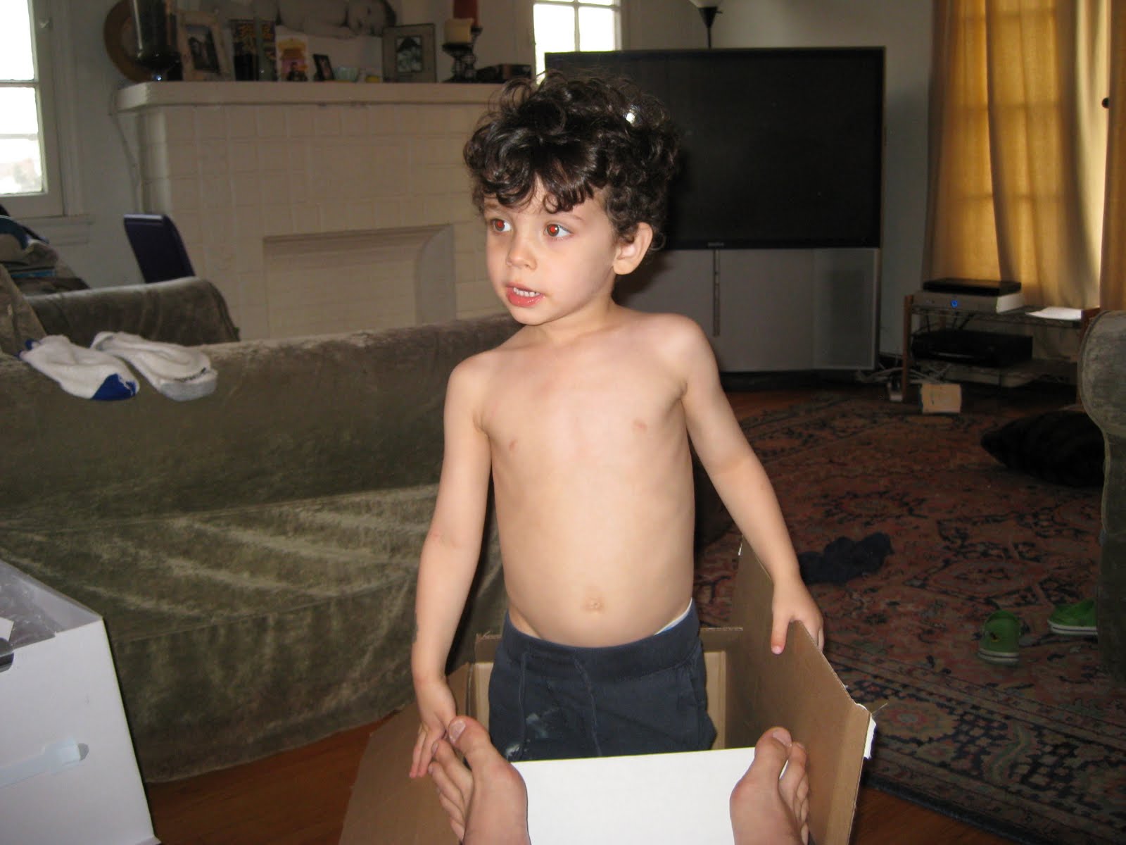 married to a cave man My kids wear no clothes