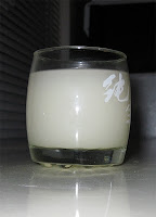 A sample of unfiltered/unpasteurized 
Sake.