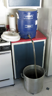 Nothing weird about the mash and sparge, so that part is easier than a sour mash.
