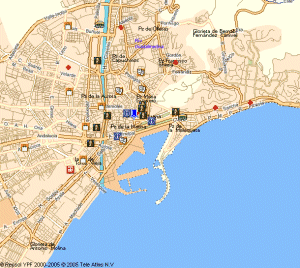 news tourism world: Mapa Provincia de Malaga