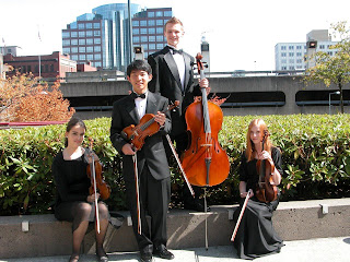 Tacoma Youth Symphony string quartet