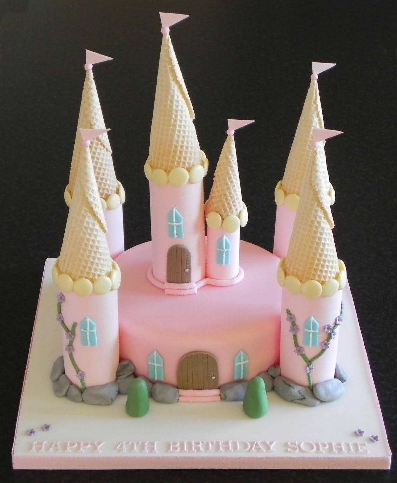 Cake by Lisa Price Princess castle cake