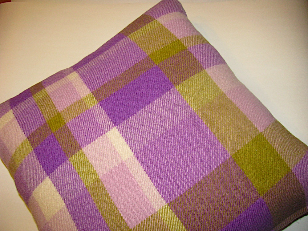 Sew Therapeutic Vintage wool blanket cushion covers