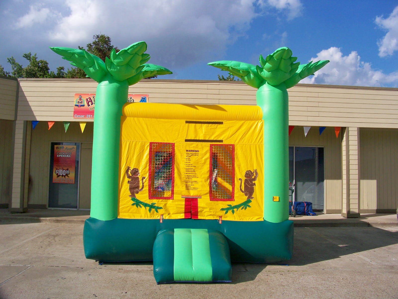 High Jumps Moonwalks Rentals Moonwalk Package