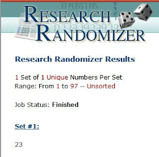 Giveaway research randomizer results