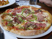 Pizza Contadina at Lombardo's Pizzeria & Ristorante, Downtown Vancouver, BC