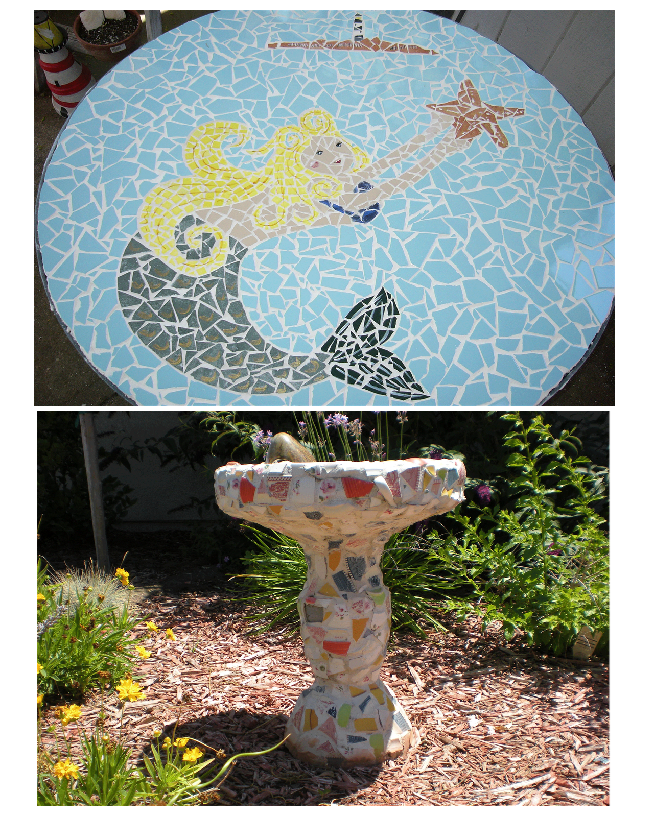 MERMAID'S PALETTE Garden Art