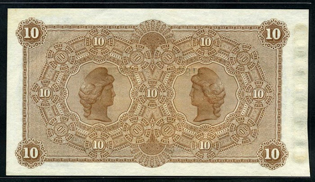 Uruguay world paper money 10 Pesos